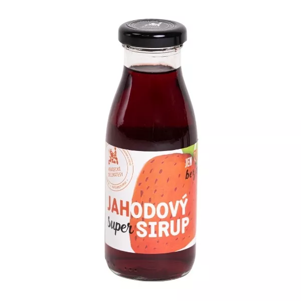 Super sirup jahoda 250ml Hradecké Delikatesy